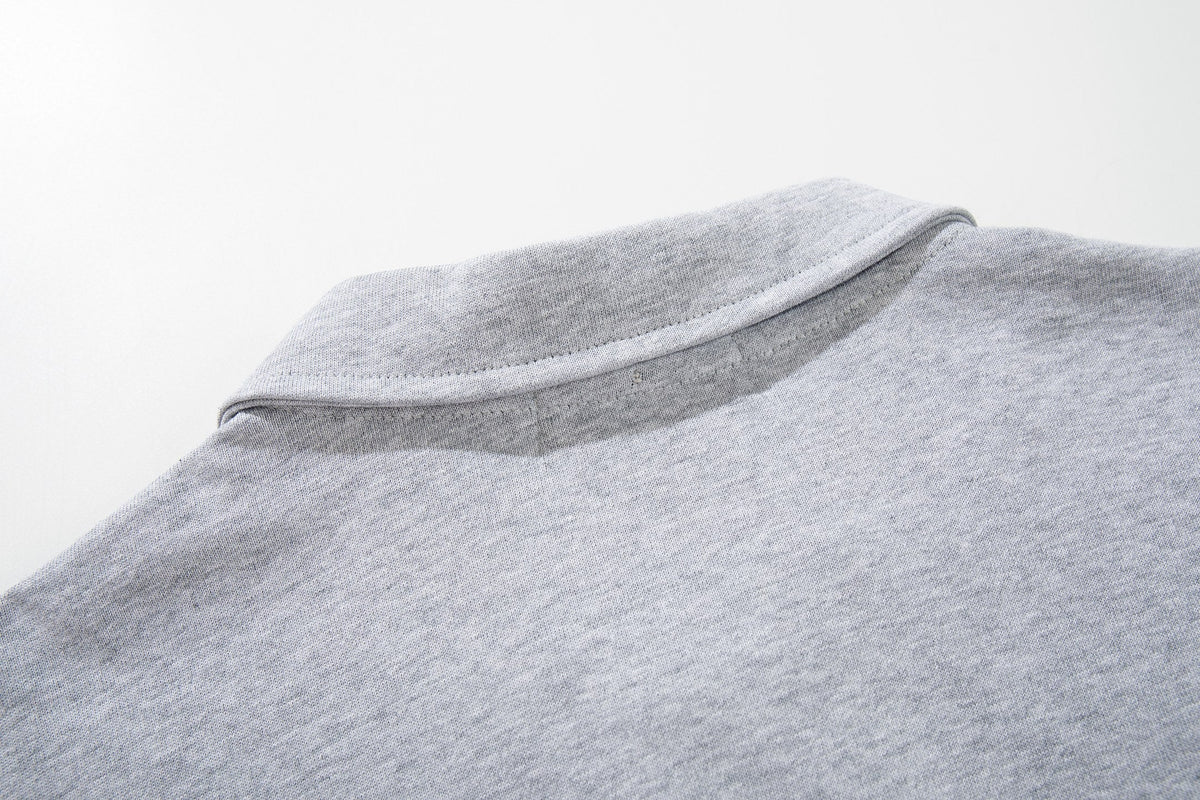 Madxmarx Fur Collar Layered Polo