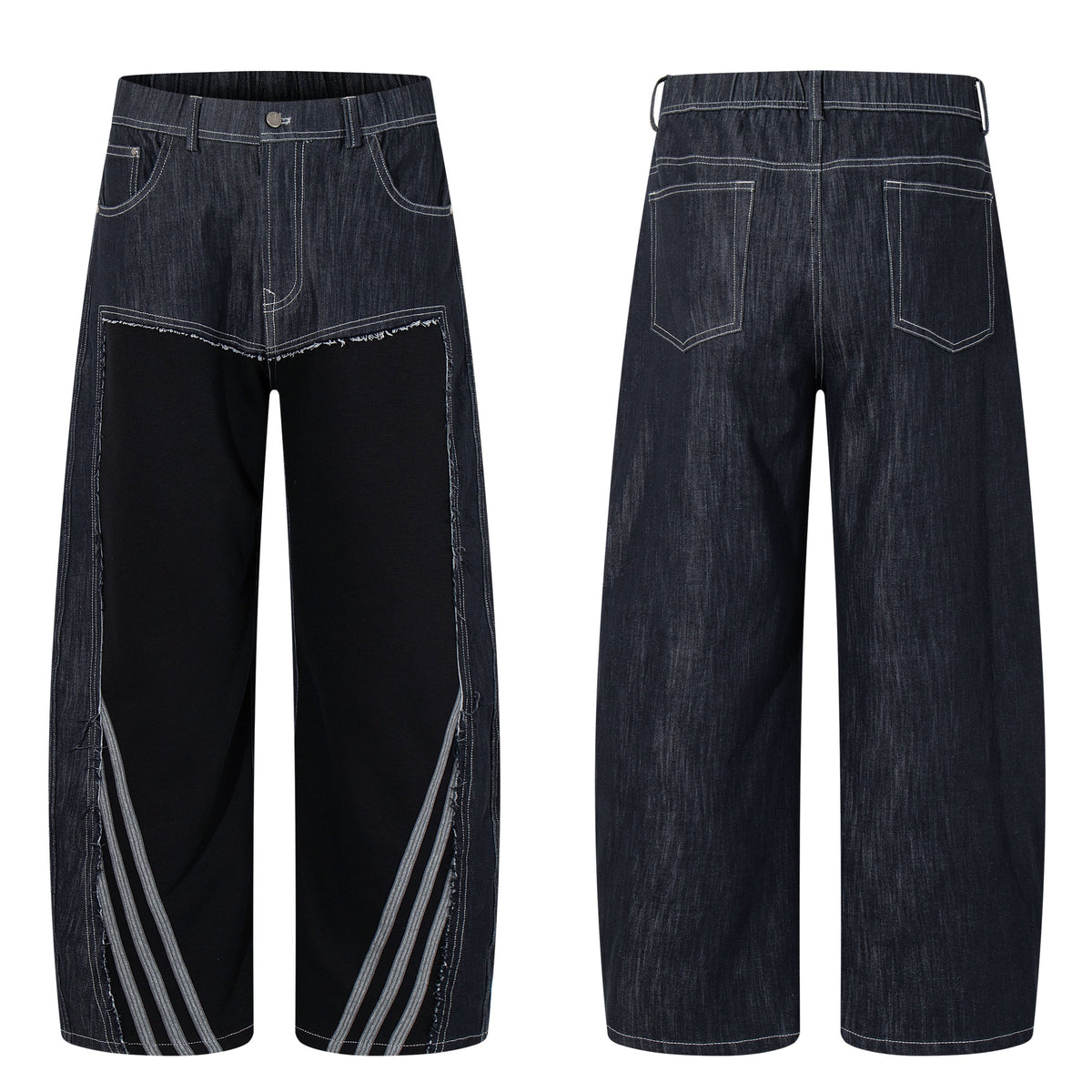 Madxmarx Hybrid-Panel-Hose mit weitem Bein