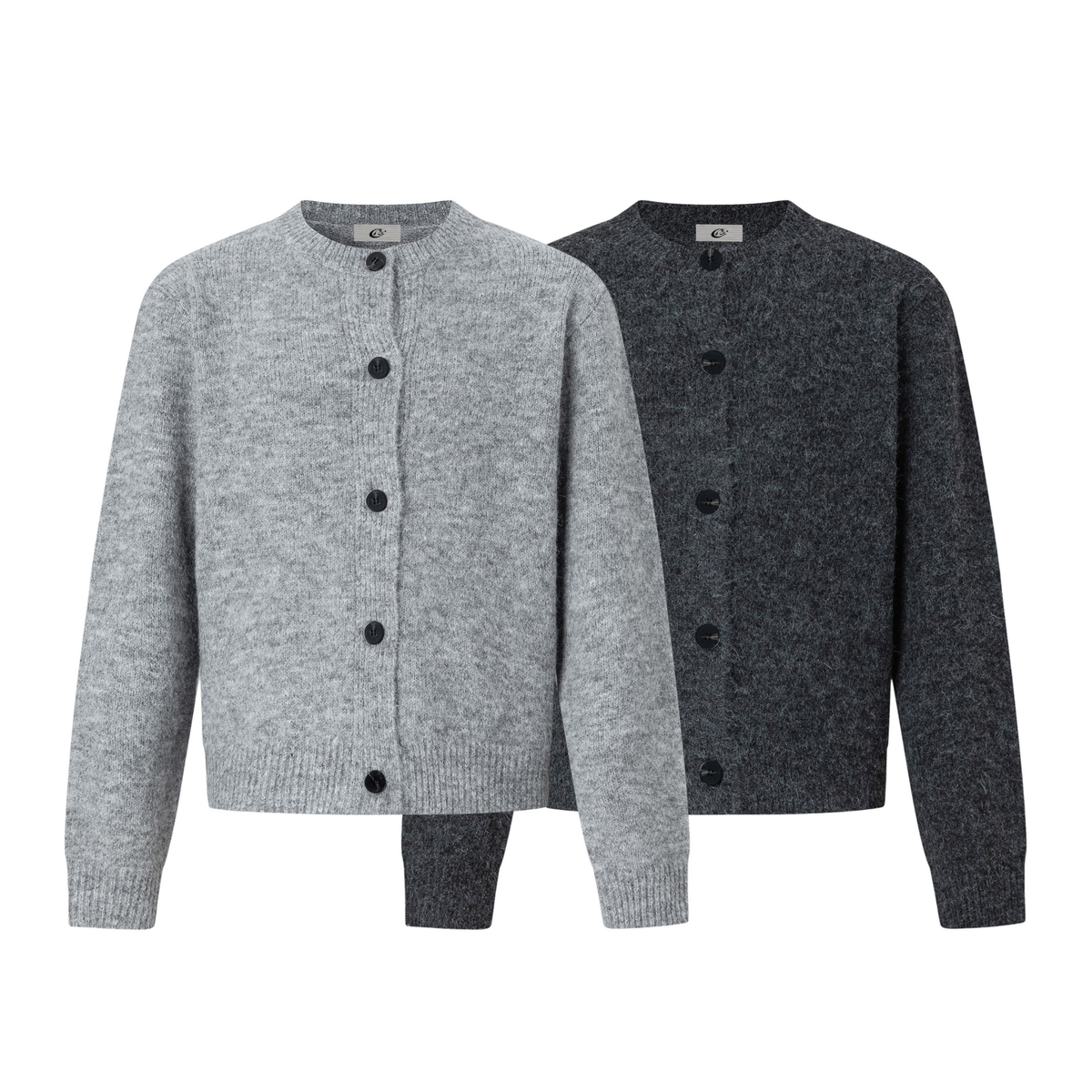 Madxmarx Minimal Wool Blend Knit Cardigan