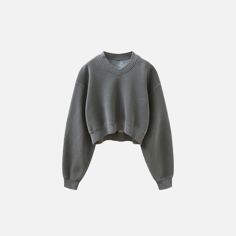 Women's Fleece Cropped Sweatshirt