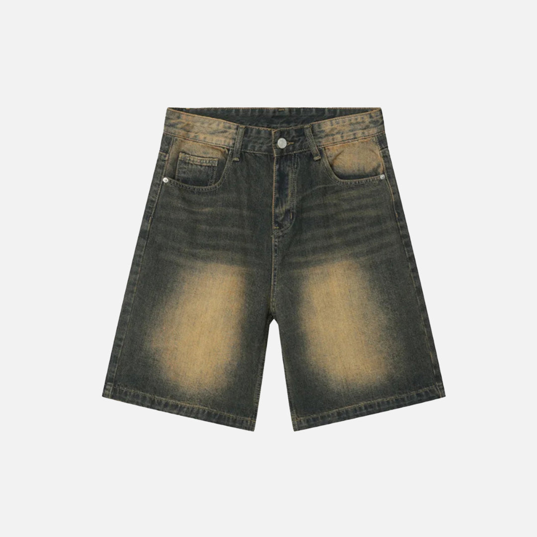 Retro chique denim shorts