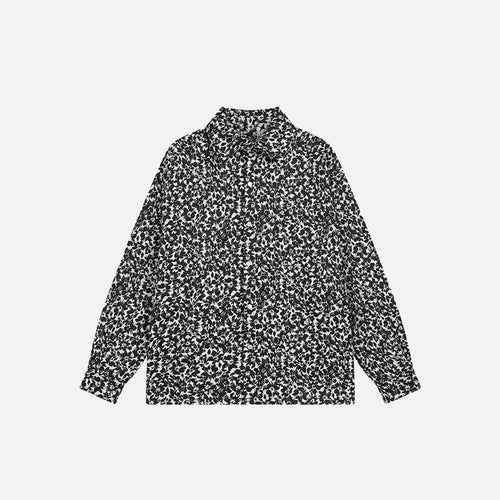 Camisas polo vintage de leopardo - Negro / M
