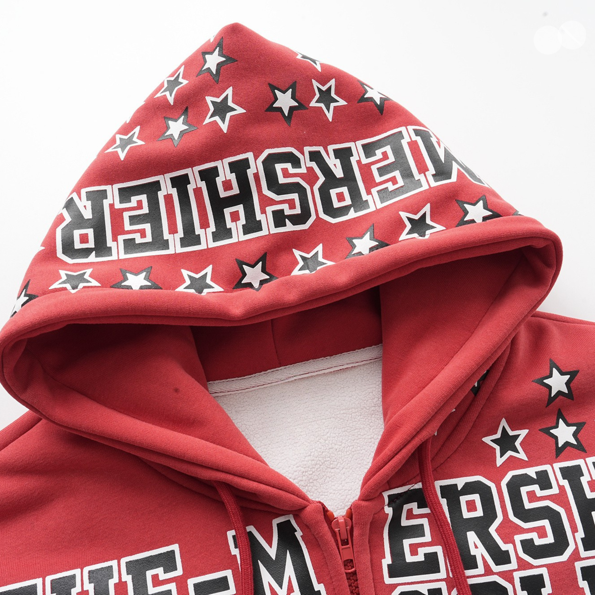 Madxmarx Retro Varsity Zip Hoodie