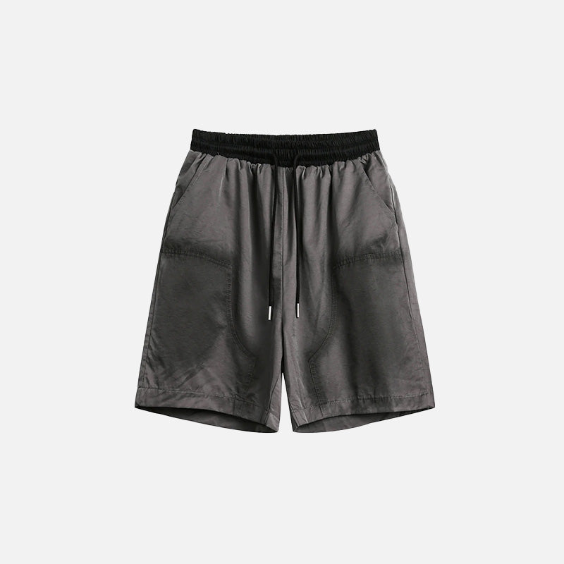 Oversized gewassen cargoshorts