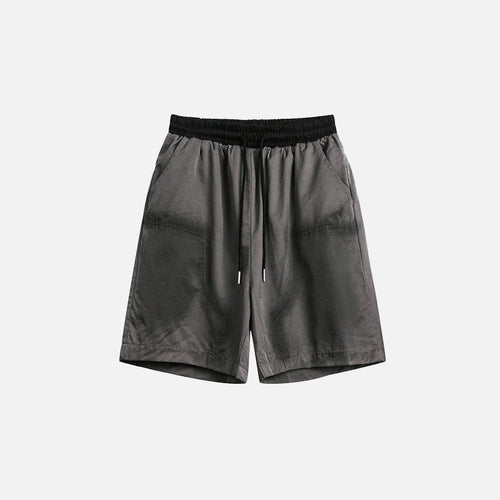 Short cargo délavé surdimensionné - Rose / M