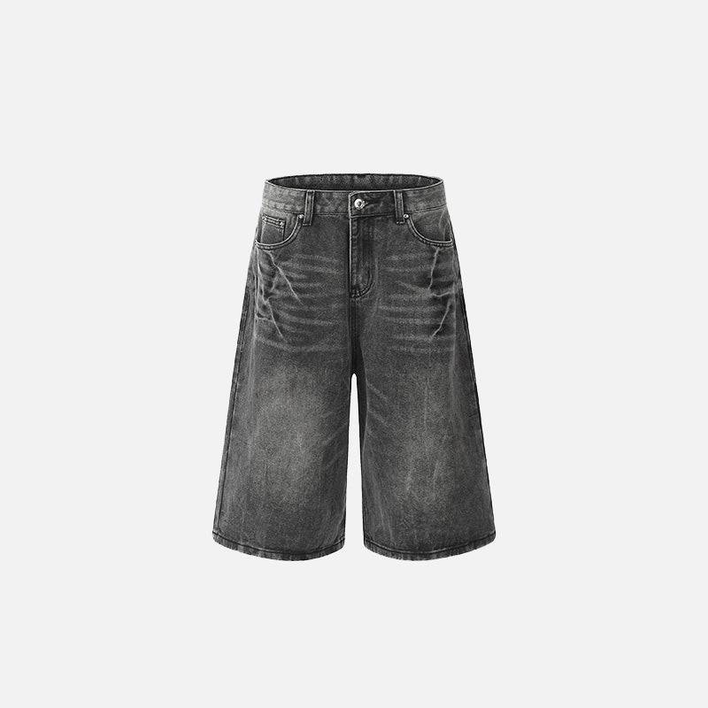 Jorts délavés unis Y2K