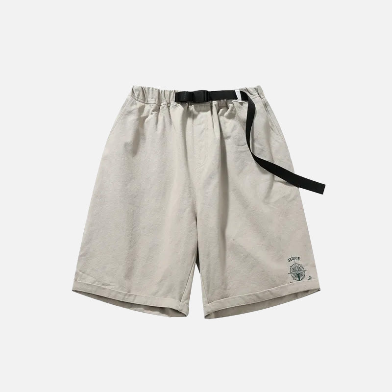 Pantaloncini cargo con cintura larga