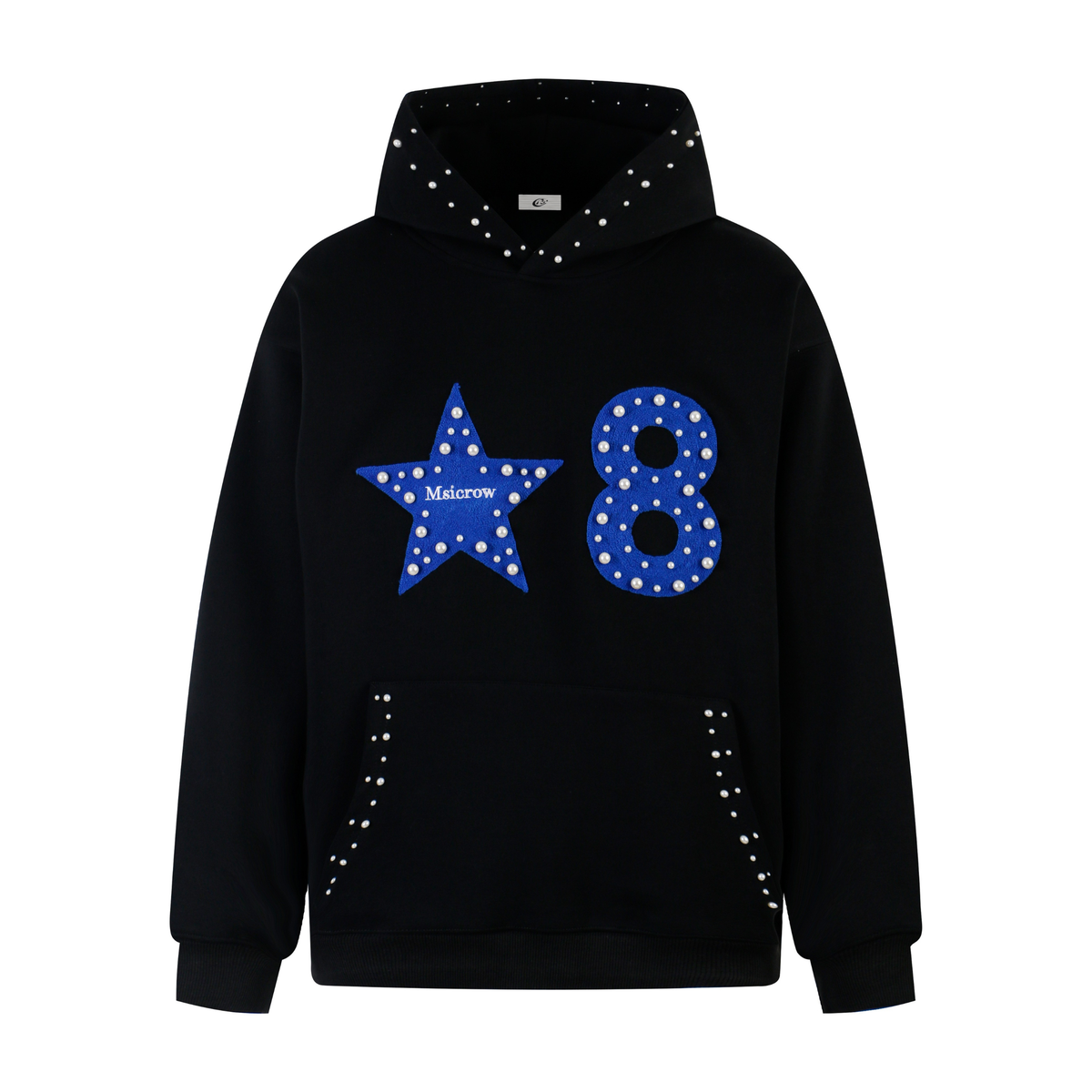 Madxmarx Star & Number Appliqué Hoodie