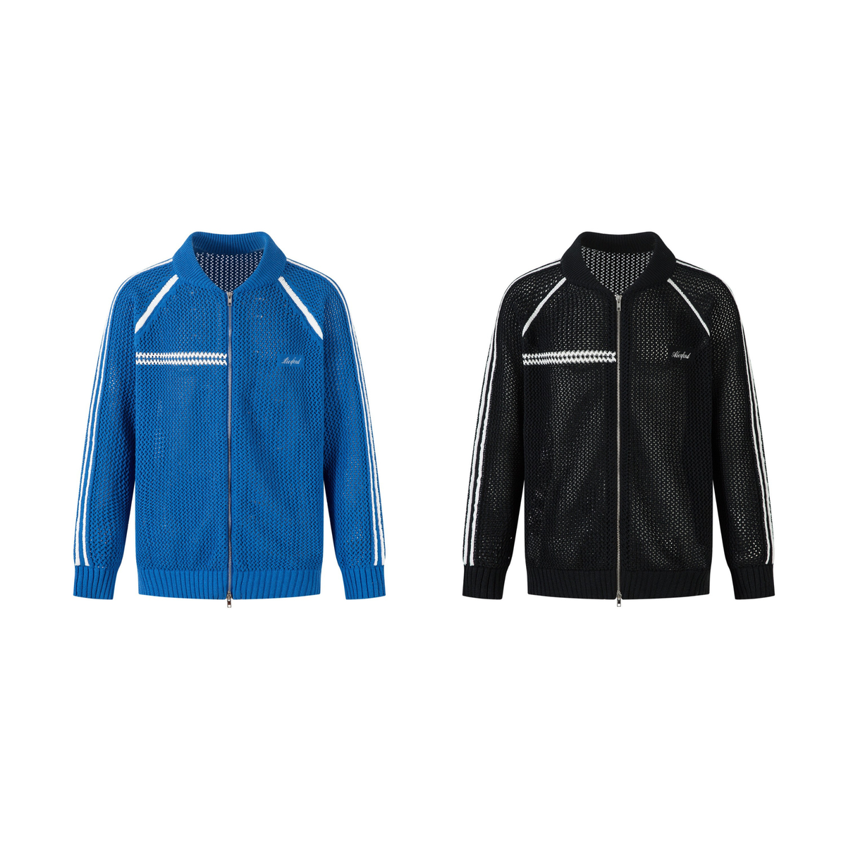Madxmarx Mesh Knit Track Jacket