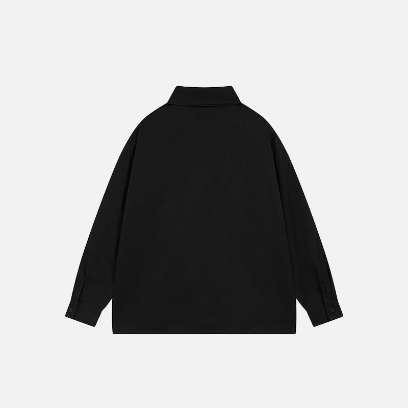 Black Front Pocket Shirt