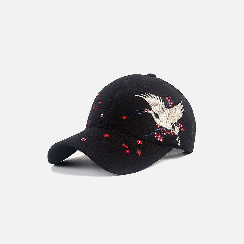 Crane Blossom Cap