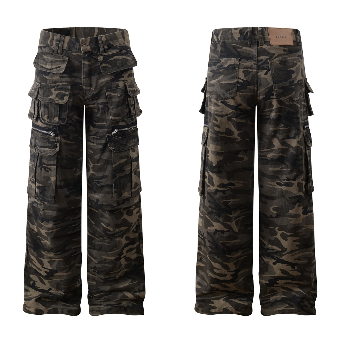Calça Cargo Multibolsos Camuflada Madxmarx