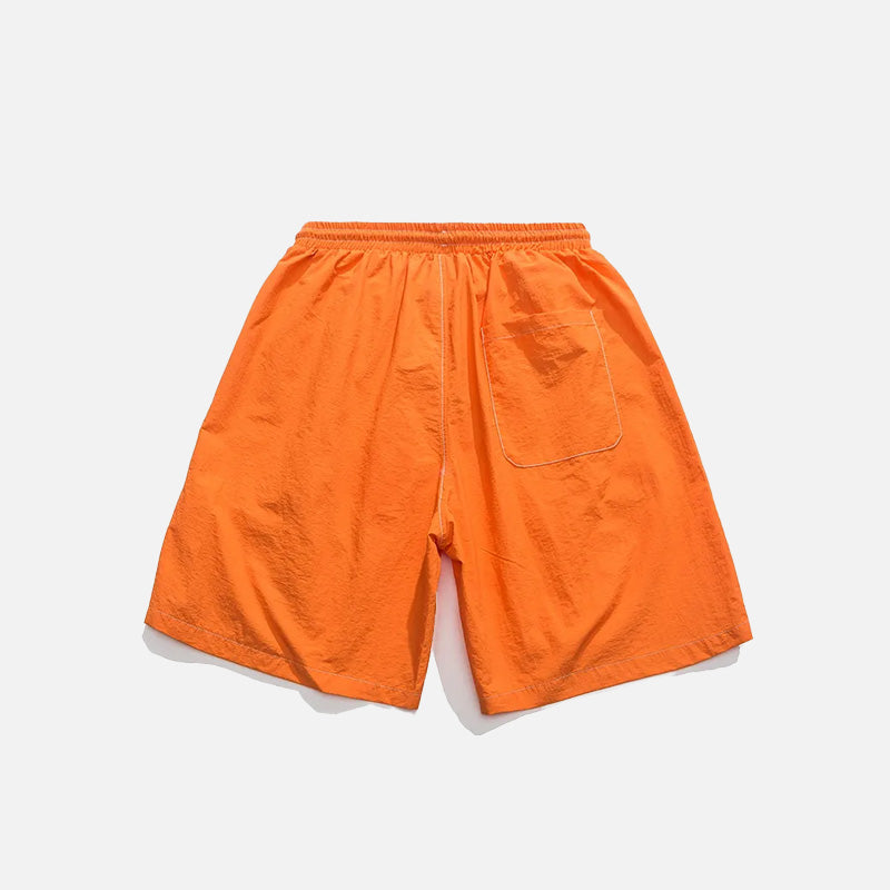 Polyester elastische taille shorts
