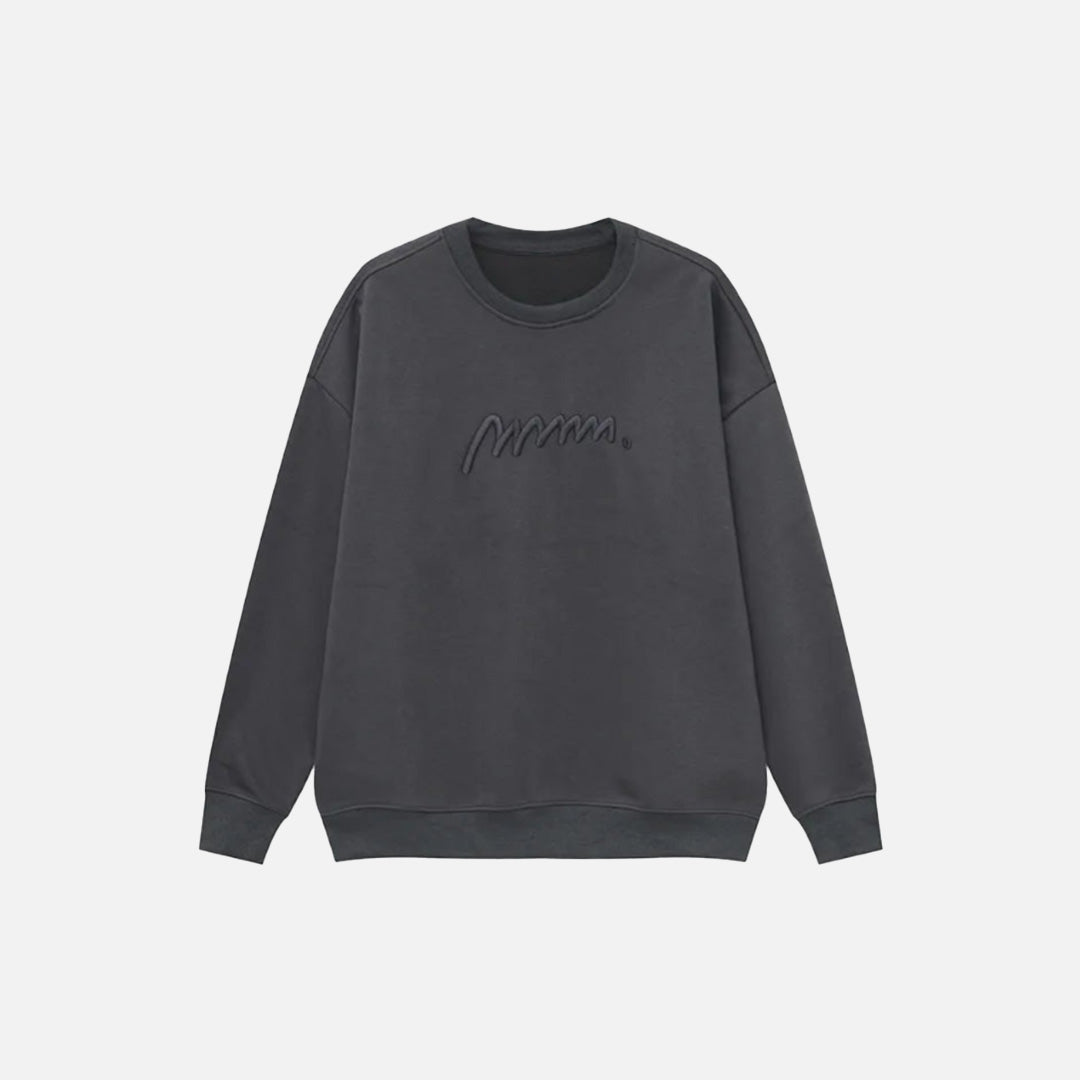 Modern Solid Color Sweatshirt