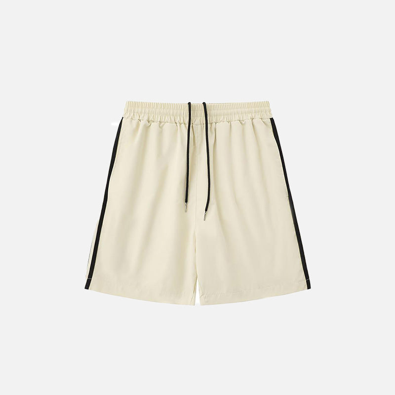 Side Striped Sports Shorts
