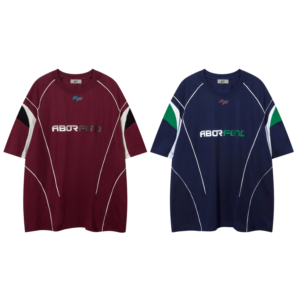 Madxmarx ABORFEND Paneled Jersey Tee