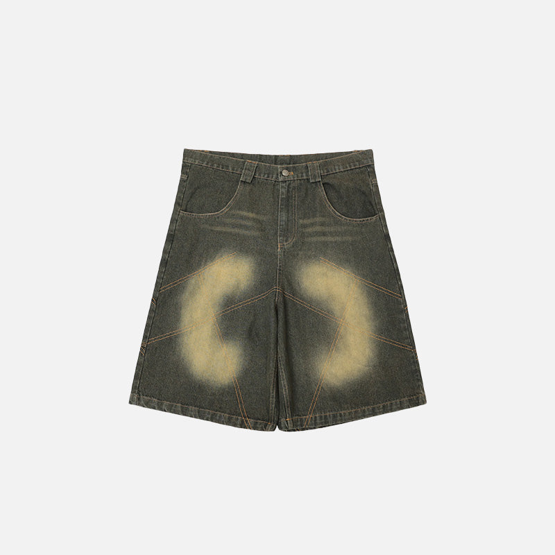 Y2k Baggy Reverse Washed Jorts