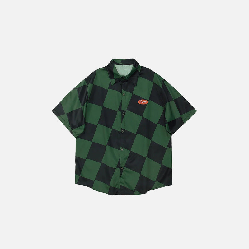 Checkerboard Style Shirt