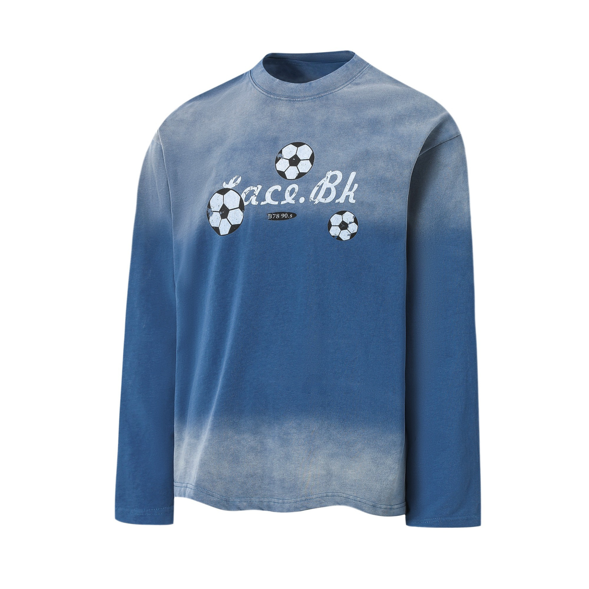 Madxmarx Gradient Soccer Graphic Long-Sleeve Tee