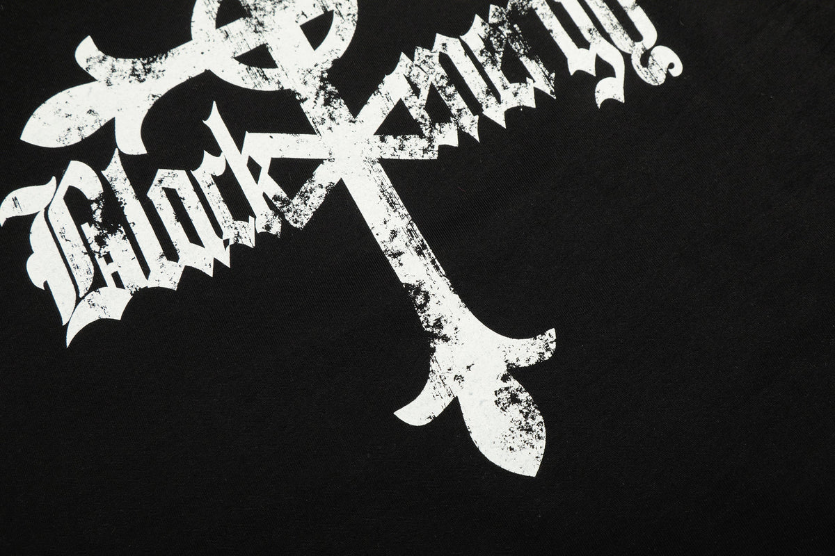 Madxmarx Cross Graphic Raglan Long Sleeve Tee
