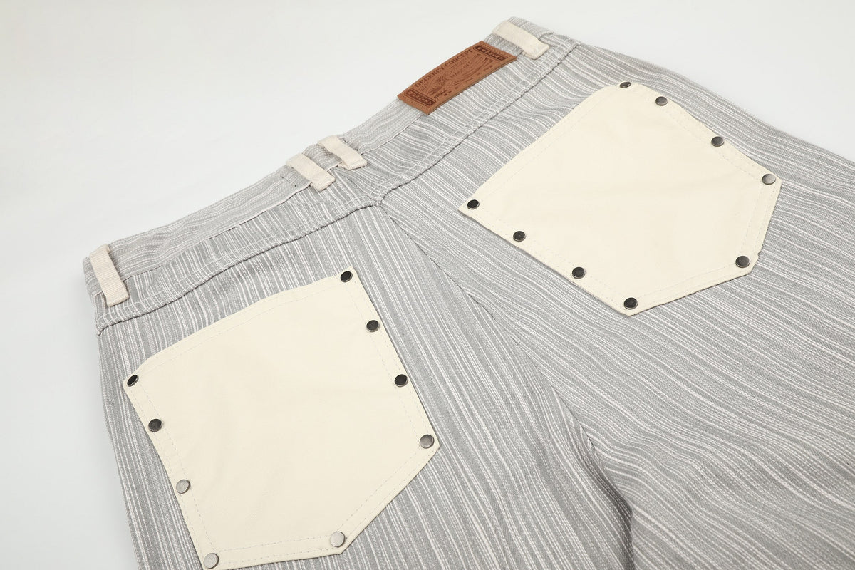 Madxmarx Pinstripe Wide-Leg Pants