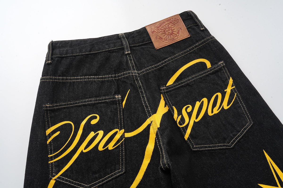 Jeans de pierna ancha Madxmarx Star Script