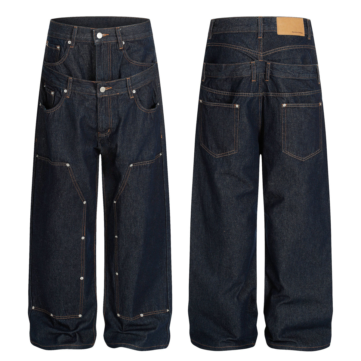 Madxmarx Double-Waist Workwear Jeans