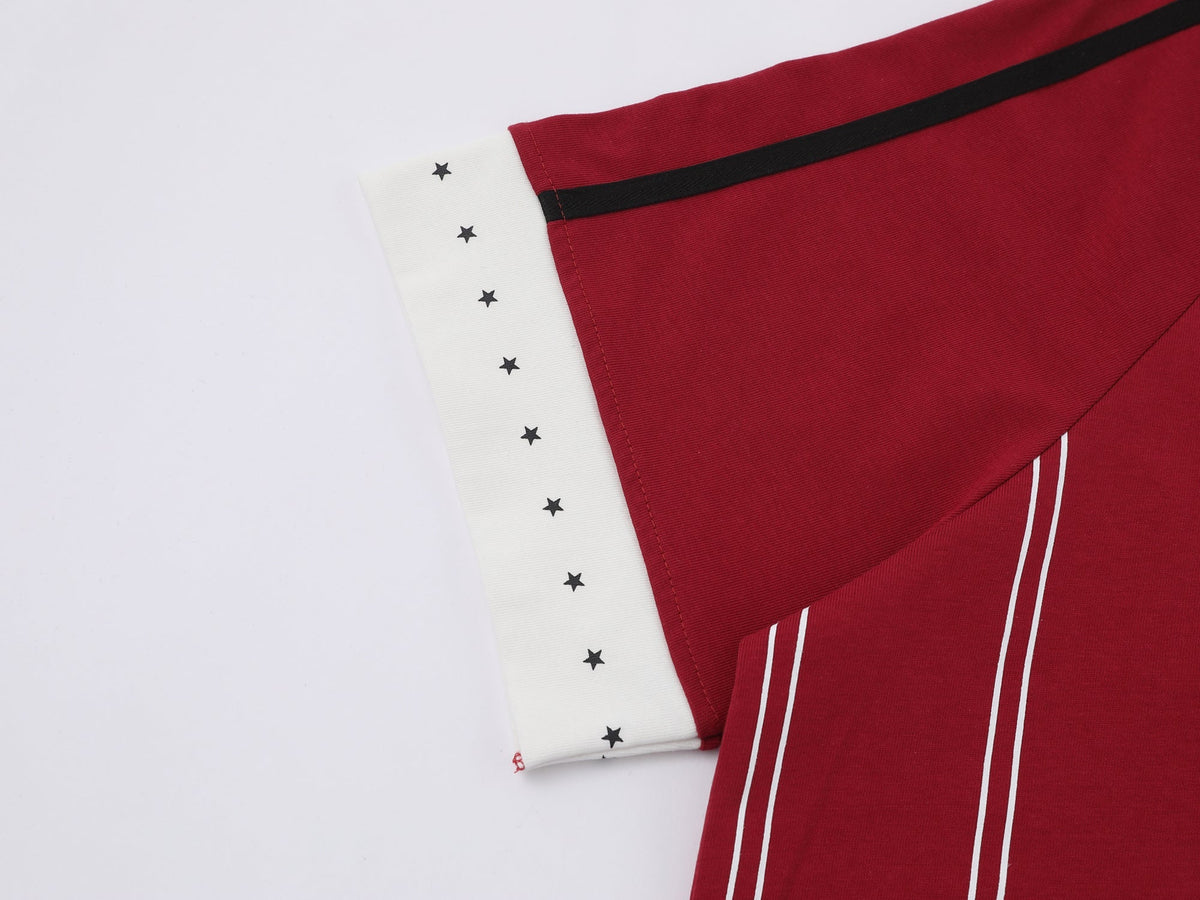 Madxmarx “Pinstripe Sport Jersey Tee