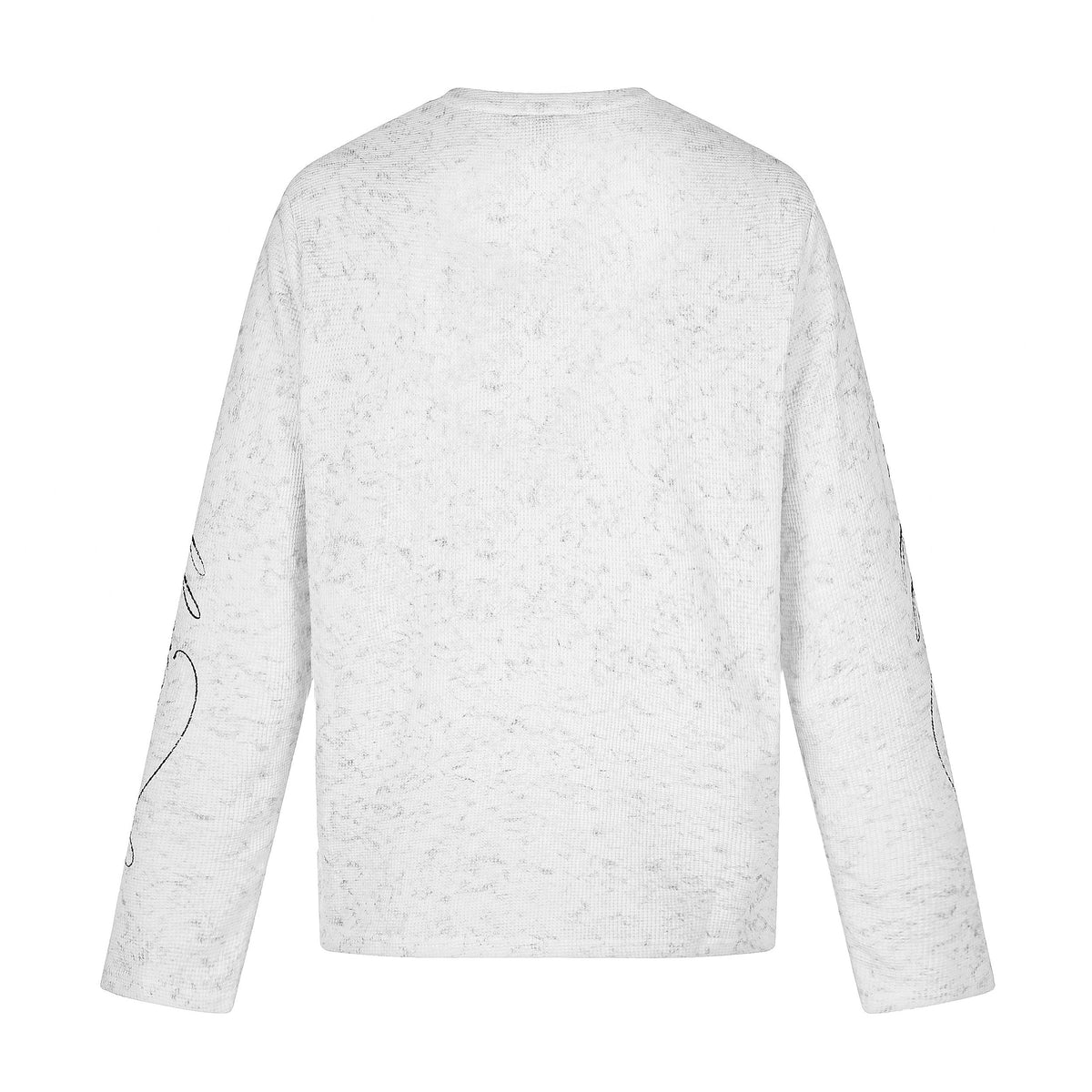 Madxmarx BLEGCH Graphic Henley Long Sleeve Tee