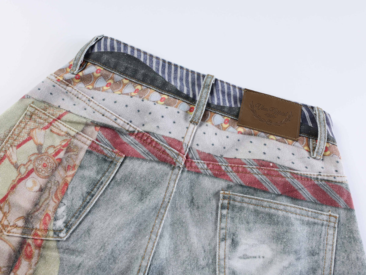 Madxmarx “Tie Riot Balloon Jeans”
