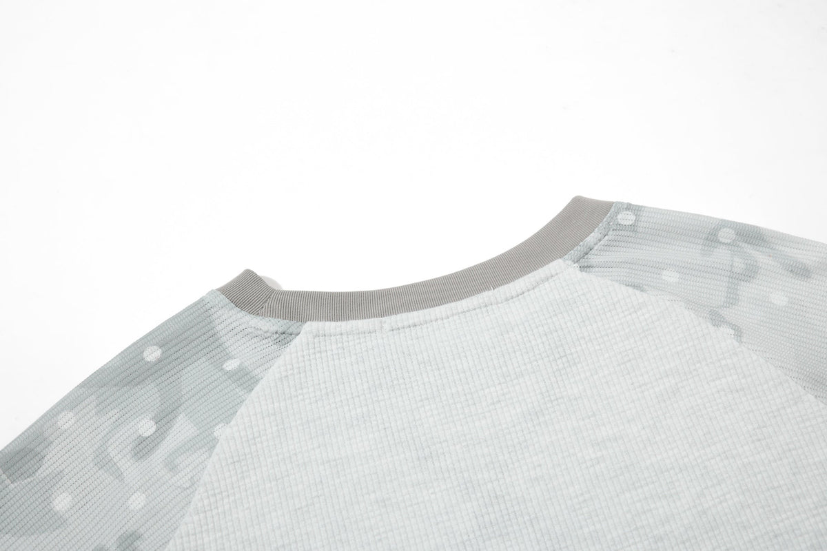 Madxmarx Camo Dot Raglan Long Sleeve Tee