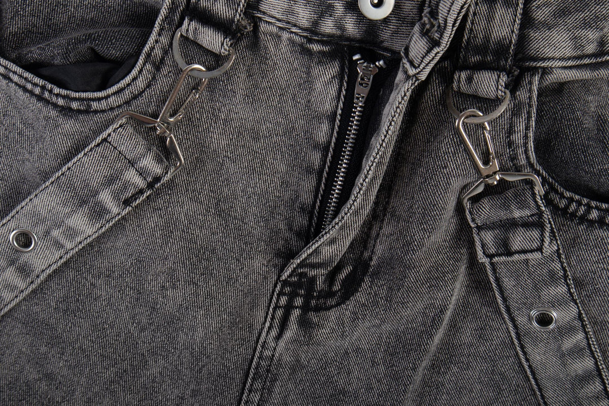 Madxmarx Deconstructed Strap Cargo Jeans