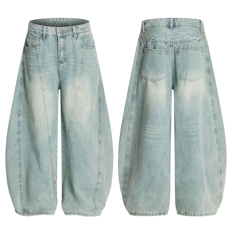Pantalones de mezclilla Madxmarx de corte curvo