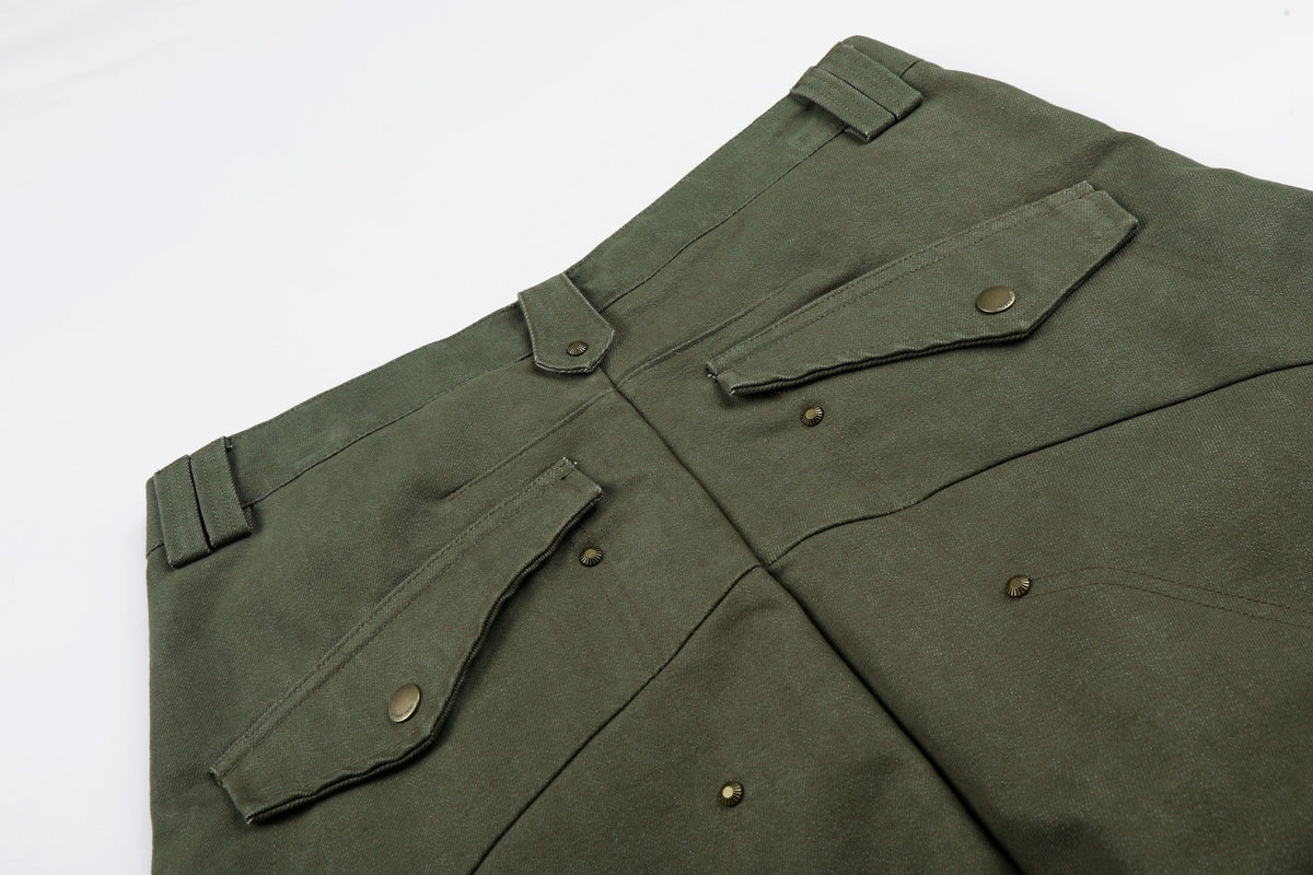 Madxmarx “Vintage Utility Fold-Hem Pants”