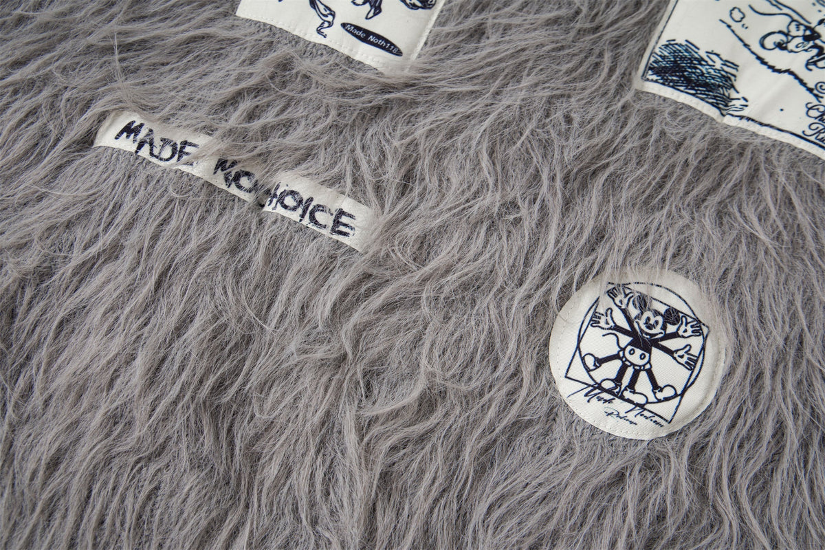 Madxmarx Long-Fur Graphic Sweater