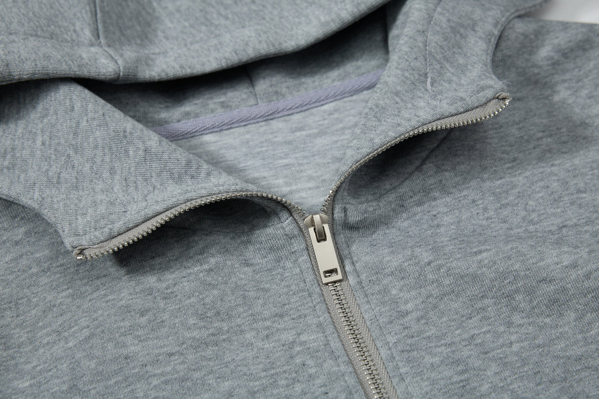 Madxmarx Curved Panel Full-Zip Hoodie