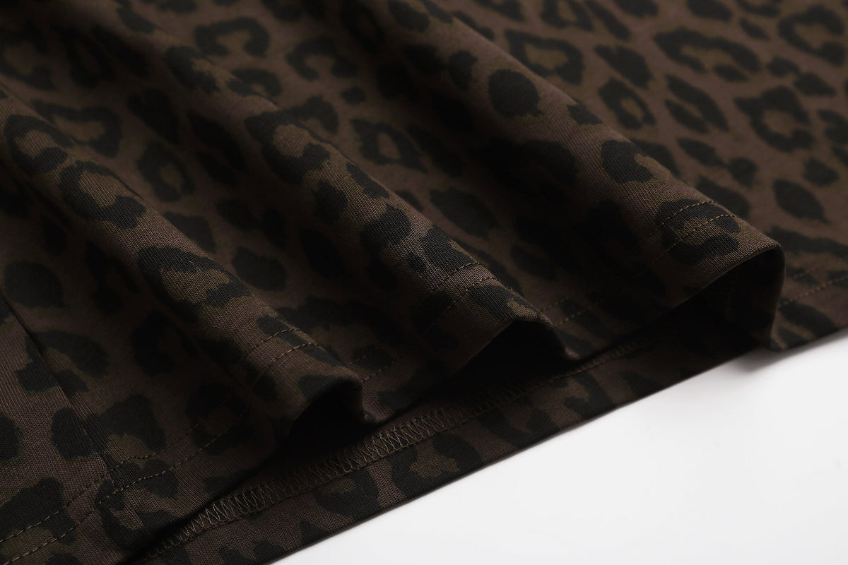 Madxmarx Leopard Graphic T-Shirt