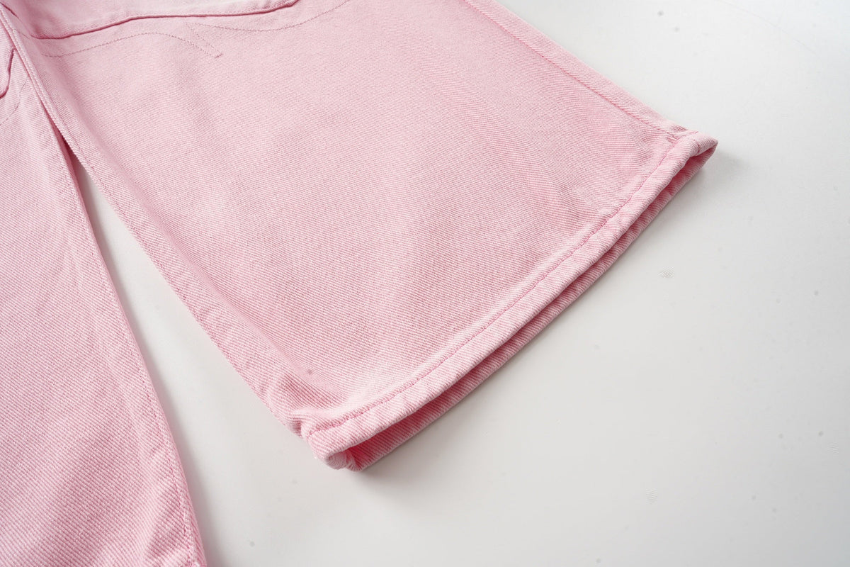 Madxmarx Weit geschnittene Jeans in verwaschenem Pink