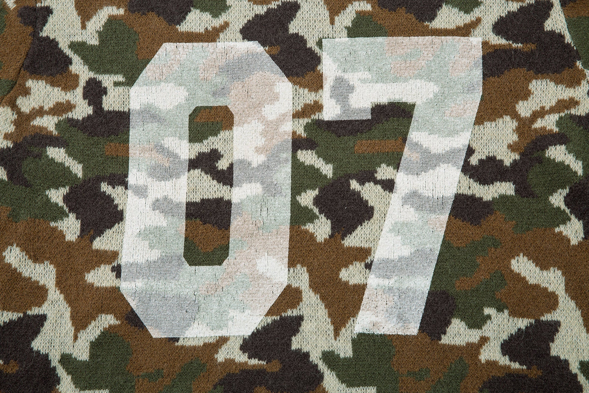 Madxmarx “07 Camo Knit Sweater”