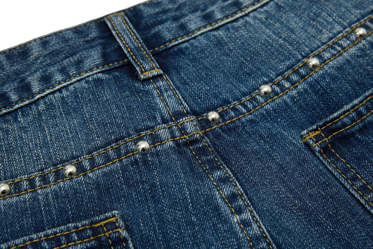 Madxmarx „Studded Panel Denim Jeans“