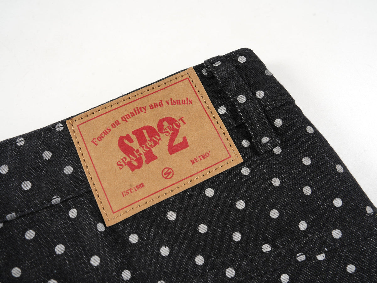 Madxmarx SP2 Polka-Dot Denim Pants