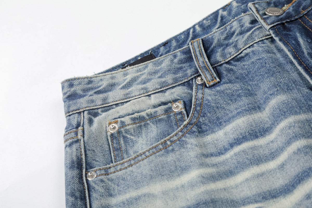 Madxmarx Light Wash Wide-Leg Jeans