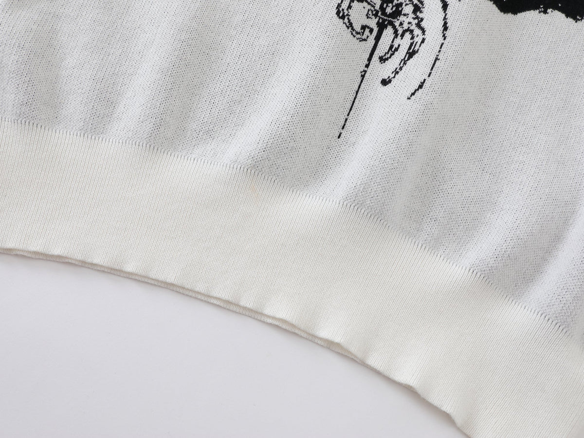 Madxmarx Gothic Cross Knit Sweater