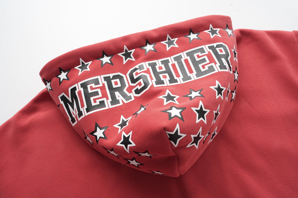 Madxmarx Retro Varsity Zip Hoodie