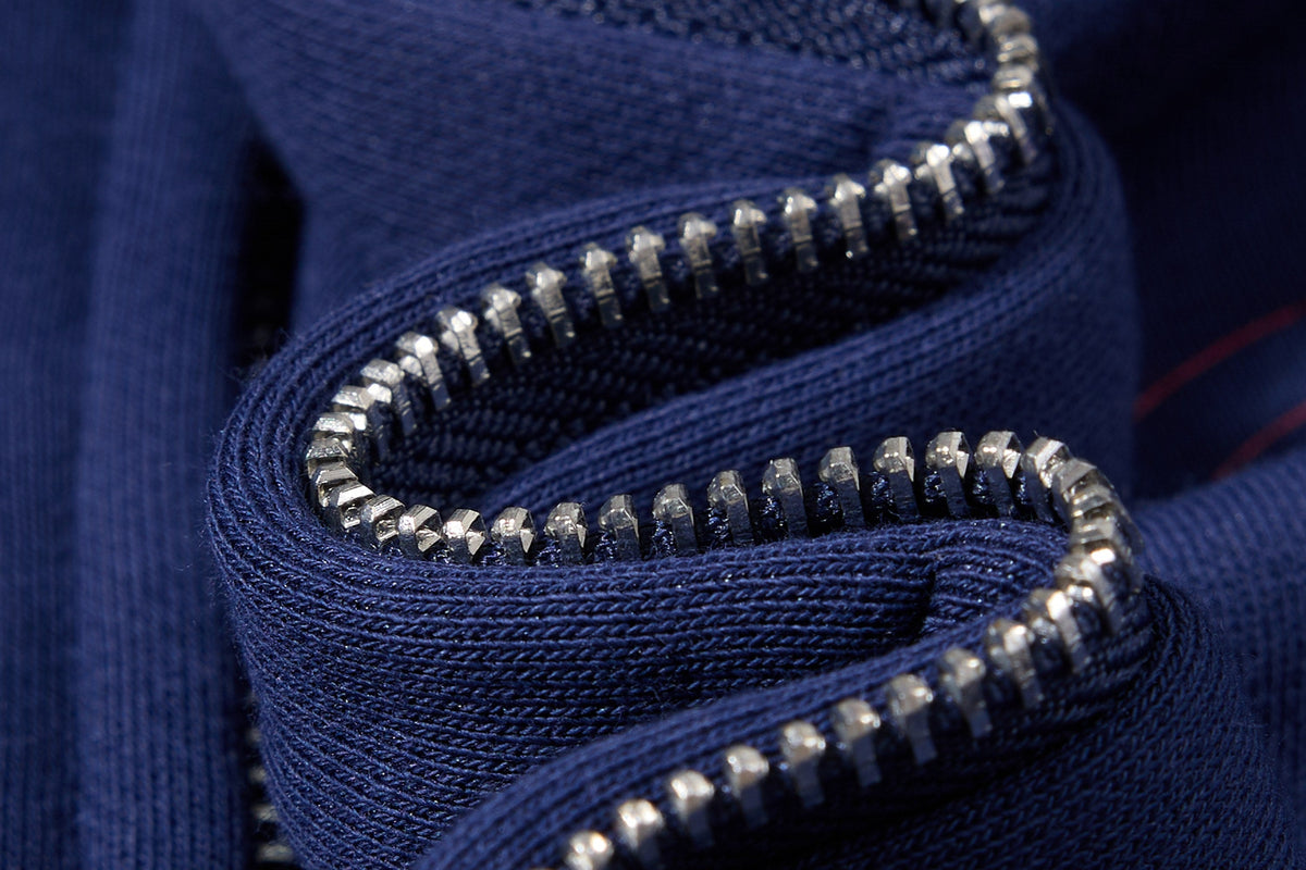 Madxmarx Script Sleeve Zip-Up Hoodie