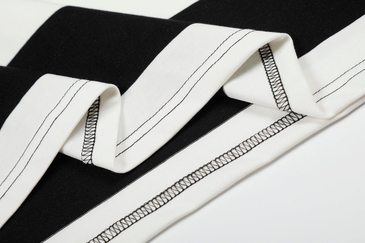 Madxmarx “Rugby Stripe Graphic Polo”