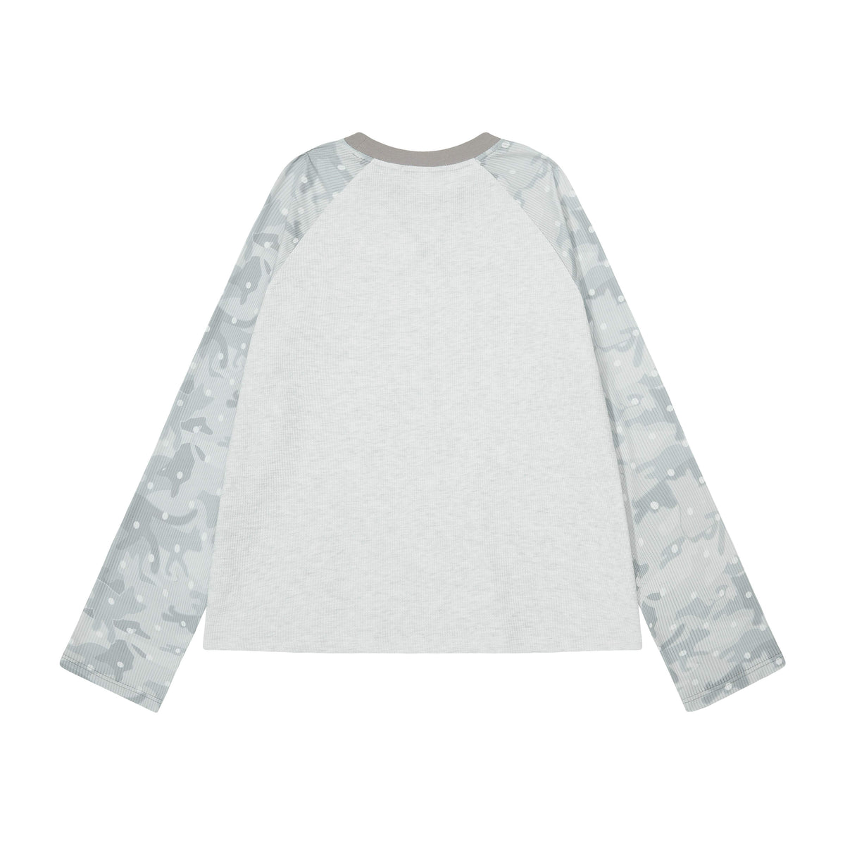 Madxmarx Camo Dot Raglan Long Sleeve Tee