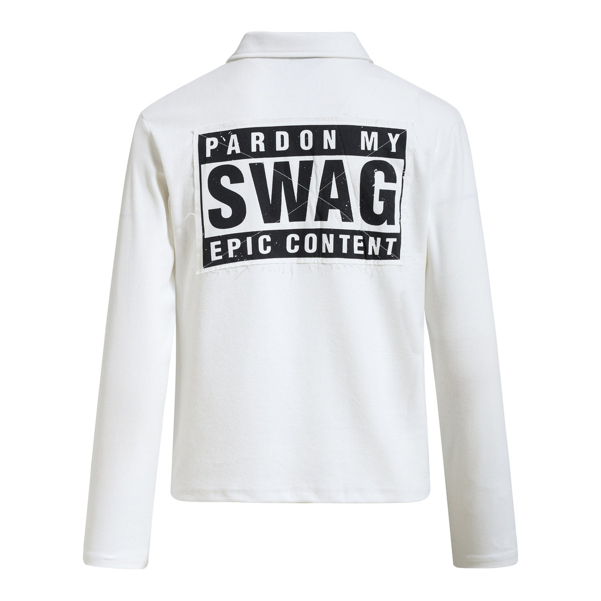 Madxmarx Crest Script Polo Long Sleeve