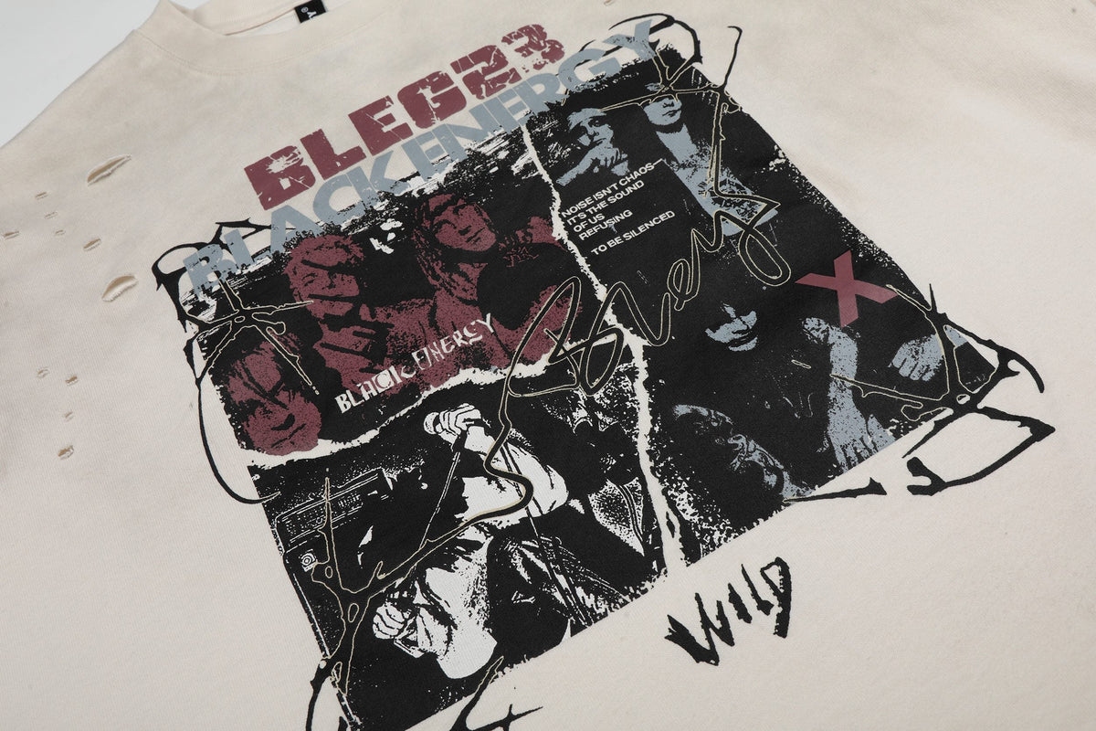 Madxmarx “Wild Noise Vintage Tee”