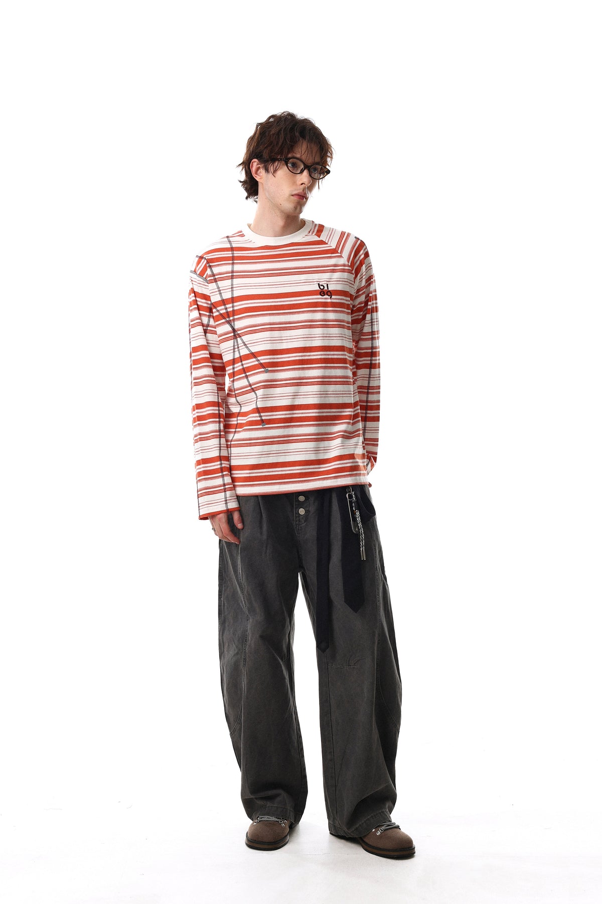 Madxmarx Striped Long Sleeve Tee